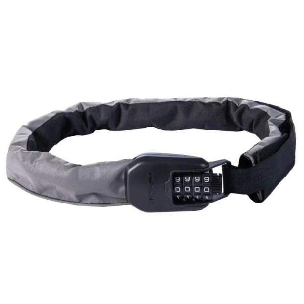 Antivol à Chaîne Hiplok Spin 6x750mm Argent Réfléchissant 3 Antivol à Chaîne Hiplok Spin 6x750mm Argent Réfléchissant