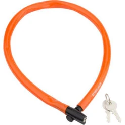 Antivol Kryptonite Keeper 665 Key Cable - Orange -SRAM Soldes antivol kryptonite keeper 665 key cable orange 2