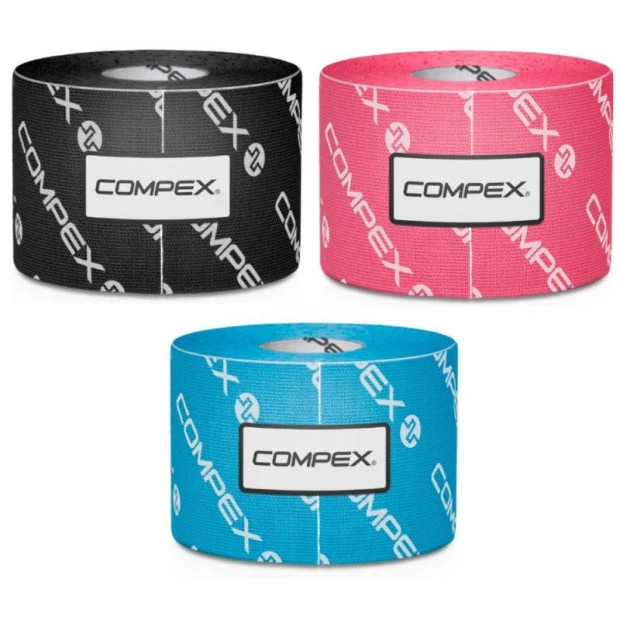 Bande Kinésiologique Compex Tape 5cmx5m 3 Bande Kinésiologique Compex Tape 5cmx5m