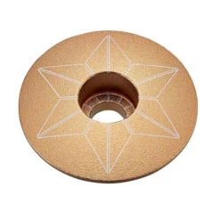Bouchon De Potence Supacaz Star Capz Anodisé 31,8mm - Or