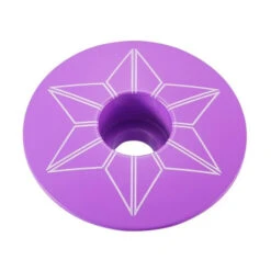Bouchon De Potence Supacaz Star Capz Thermolaqué 31,8mm - Violet