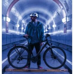 Casque Abus Hyban 2.0 - Signal Argent -SRAM Soldes casque abus hyban 20 signal argent 4