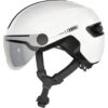 Casque Ville Abus Hud-Y ACE Blanc Brillant -SRAM Soldes casque ville abus hud y ace blanc brillant
