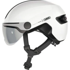 Casque Ville Abus Hud-Y ACE Blanc Brillant