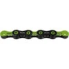 Chaîne 11 Vitesses KMC X-11 DLC - Noir/Vert -SRAM Soldes chaine 11 vitesses kmc x 11 dlc noir vert