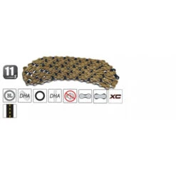 Chaîne 11 Vitesses Yaban S11 S2 Bi-color