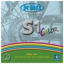 Chaîne Mono-vitesse KMC S1 Z410 (Rouge)