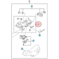 Corps De Manette De Dérailleur Et Frein Shimano Ultegra ST-6800 - Gauche