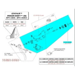 Campagnolo® Corps + Mécanisme Droit Power Shift Resine 10S - EC-CE300