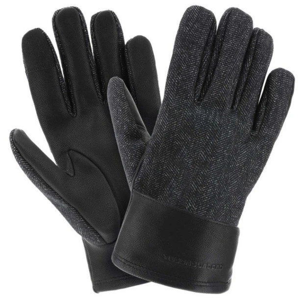 Gants Tucano Urbano Cabrio Noir Chevron 3 Gants Tucano Urbano Cabrio Noir Chevron
