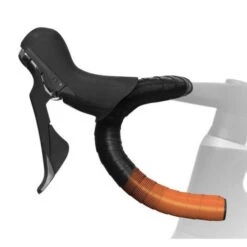 Guidoline Fizik Vento Microtex Tacky Bicolore - 2 Mm - Noir-Orange -SRAM Soldes guidoline fizik vento microtex tacky bicolore 2 mm noir orange 1