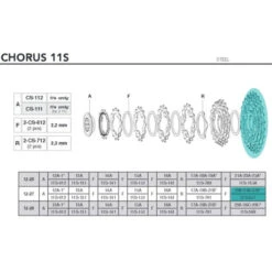 Campagnolo® Kit Pignon Campagnolo 11 Vitesses [23/27] - 11S-357