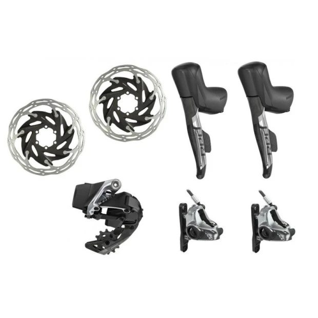 Mini Groupe SRAM Red ETAP AXS HRD Disc 1x12 Flat Mount 4 Mini Groupe SRAM Red ETAP AXS HRD Disc 1x12 Flat Mount – Image 2