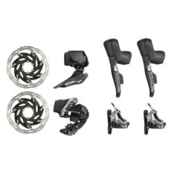 Mini Groupe SRAM Red ETAP AXS HRD Disc 2x12 Flat Mount Centerlock -SRAM Soldes mini groupe sram red etap axs hrd disc 2x12 flat mount centerlock 1