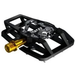 Pédales Automatiques Tatze Two Face Axe Titane -SRAM Soldes pedales automatiques tatze two face axe titane 2