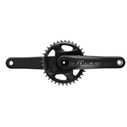 Pédalier Sram Force D1 GXP Mono 40D Carbone Noir 12V