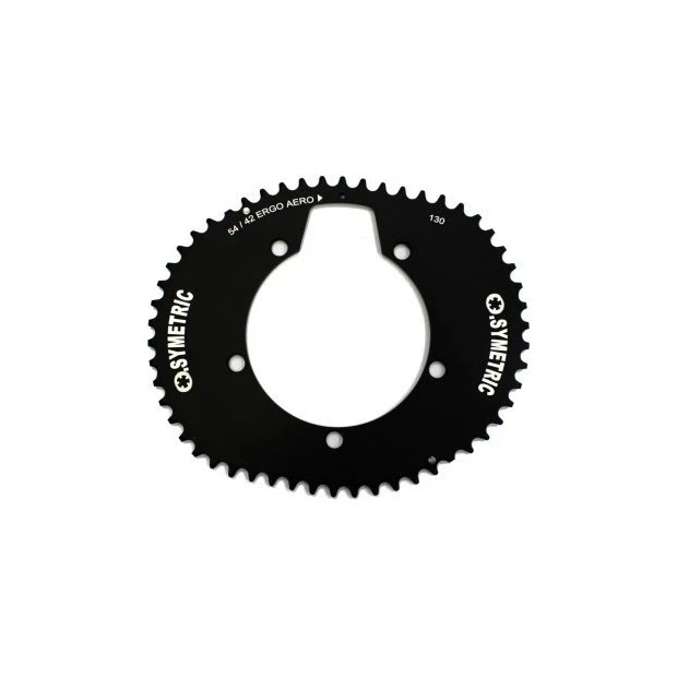 Plateau Extérieur O'Symetric Ergo Aéro 5 Branches 130mm Noir 3 Plateau Extérieur O'Symetric Ergo Aéro 5 Branches 130mm Noir