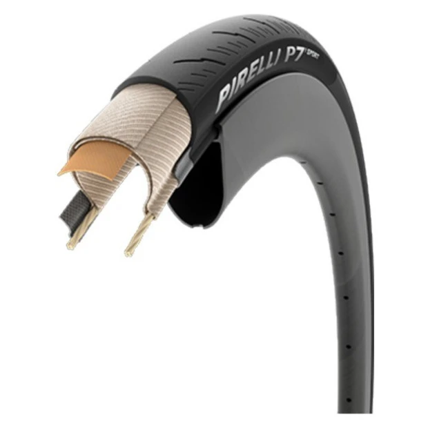 Pneu Route Pirelli P7 Sport Tringles Souples 700x28C 4 Pneu Route Pirelli P7 Sport Tringles Souples 700x28C – Image 2