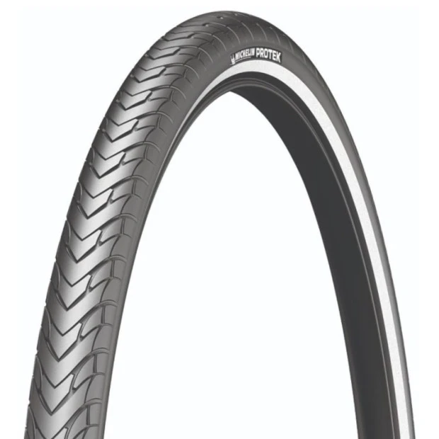Pneu Ville Michelin Protek Tringles Rigides 26x1,40" (35-559) Noir Reflex 3 Pneu Ville Michelin Protek Tringles Rigides 26x1,40" (35-559) Noir Reflex