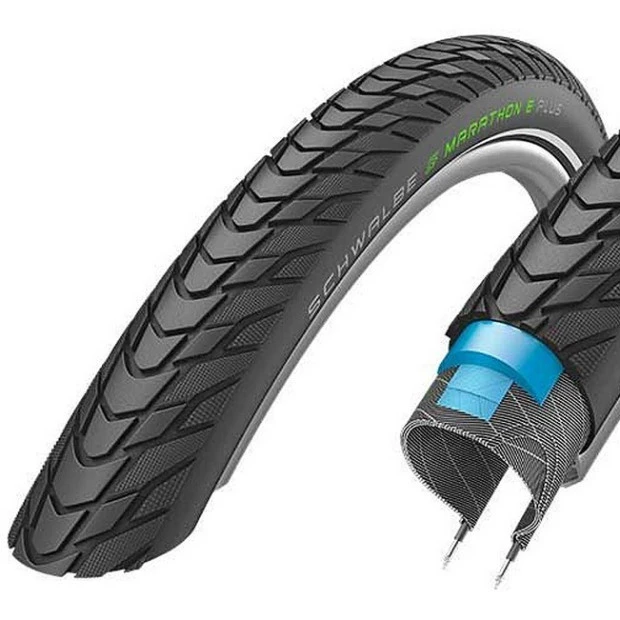 Pneu Ville Schwalbe Marathon E-Plus 50 Performance Line 28x1,5" Tube Type Rigides Noir 3 Pneu Ville Schwalbe Marathon E-Plus 50 Performance Line 28x1,5" Tube Type Rigides Noir
