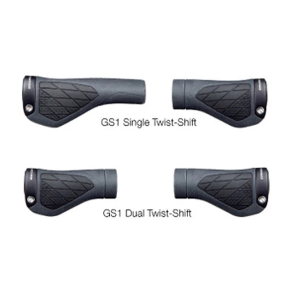 Poignée Ergon Bike GS1 Single Twist-Shift - Noir 4 Poignée Ergon Bike GS1 Single Twist-Shift - Noir – Image 2