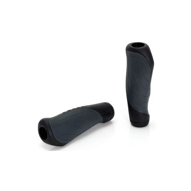 Poignées Ergonomiques XLC GR-G04 135mm Noir/Gris 3 Poignées Ergonomiques XLC GR-G04 135mm Noir/Gris