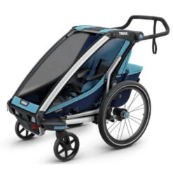 Thule Remorque Enfant Chariot Cross 1 - 1 Place - Bleu -SRAM Soldes remorque enfant chariot cross 1 1 place bleu 2