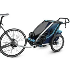 Thule Remorque Enfant Chariot Cross 1 - 1 Place - Bleu -SRAM Soldes remorque enfant chariot cross 1 1 place bleu 4