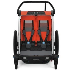 Thule Remorque Enfant Chariot Cross 2 - 2 Places - Orange -SRAM Soldes remorque enfant chariot cross 2 2 places orange 5