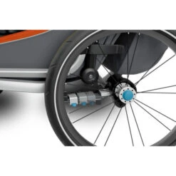 Thule Remorque Enfant Chariot Cross 2 - 2 Places - Orange -SRAM Soldes remorque enfant chariot cross 2 2 places orange 6