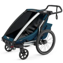 Remorque Enfant Thule Chariot Cross 1 Bleu Majolica -SRAM Soldes remorque enfant thule chariot cross 1 bleu majolica 2