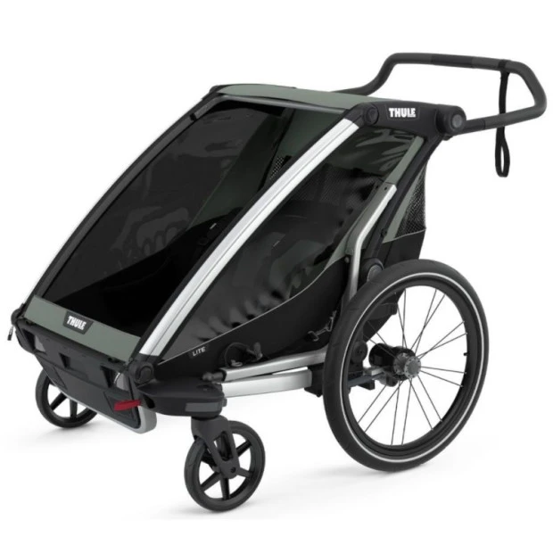 Remorque Enfant Thule Chariot Lite 2 Agave/Noir 5 Remorque Enfant Thule Chariot Lite 2 Agave/Noir – Image 3