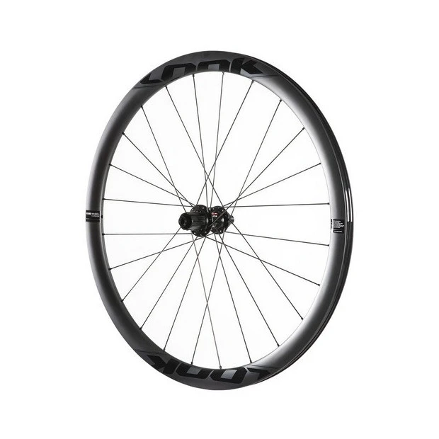 Roue Arrière Route Carbone Look R38D Disque 700C Shimano 11V 3 Roue Arrière Route Carbone Look R38D Disque 700C Shimano 11V