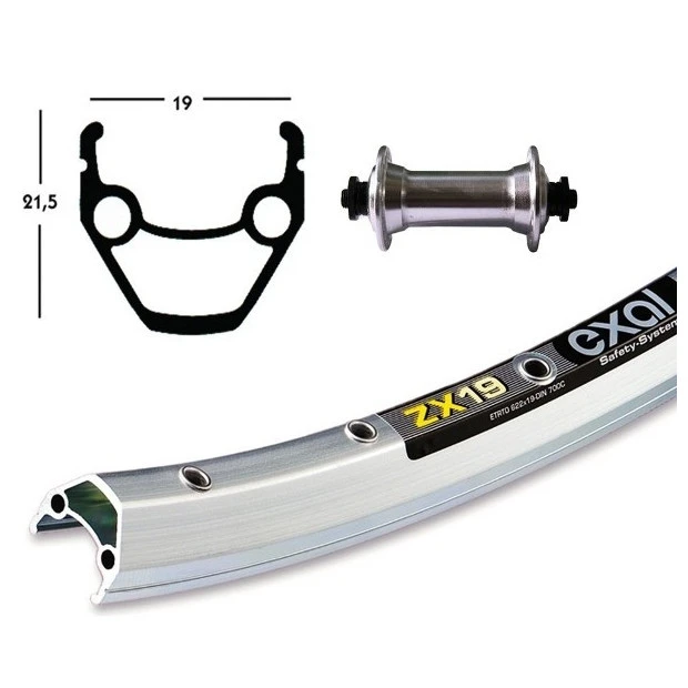 Roue Avant Exal / Shimano RM40 26' (559-19) 3 Roue Avant Exal / Shimano RM40 26' (559-19)