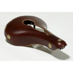 Selle En Cuir Gilles Berthoud Marie Blanque Ouverte - Brun -SRAM Soldes selle en cuir gilles berthoud marie blanque ouverte brun 3