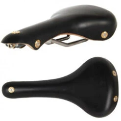Selle En Cuir Gilles Berthoud Soulor - Noir