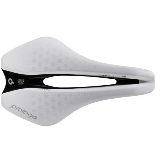 Selle Prologo Dimension Tri Nack 245x143 Mm Blanc/Noir 3 Selle Prologo Dimension Tri Nack 245x143 Mm Blanc/Noir